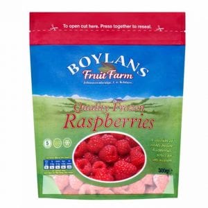 Boylans Frozen Raspberies 300g